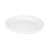 Pactiv Laminated Foam Dinnerware, Plate, 10.25 Dia, White, PK540 0TK10010000Y